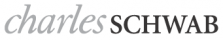 A logo for charles schwab on a white background