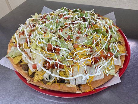 Taco supreme pizza — Rochester, MN — Zadeos Pizza