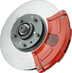 brake disk with pad 