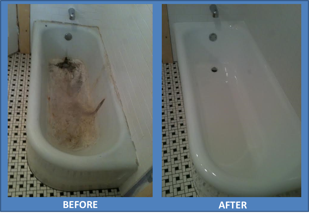 Cleaning Bathtub — San Antonio, TX — TubMan Bathtub Refinishing