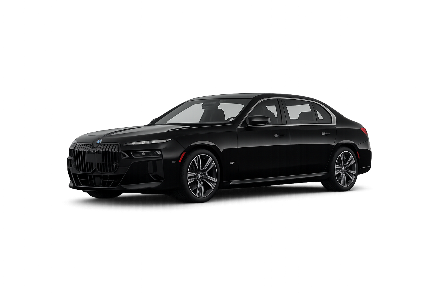 BMW 7 Series luxury sedan for airport and corporate transportation in San Diego
