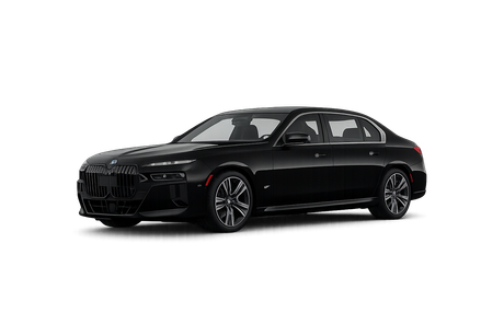 BMW 7 Series luxury sedan for airport and corporate transportation in San Diego