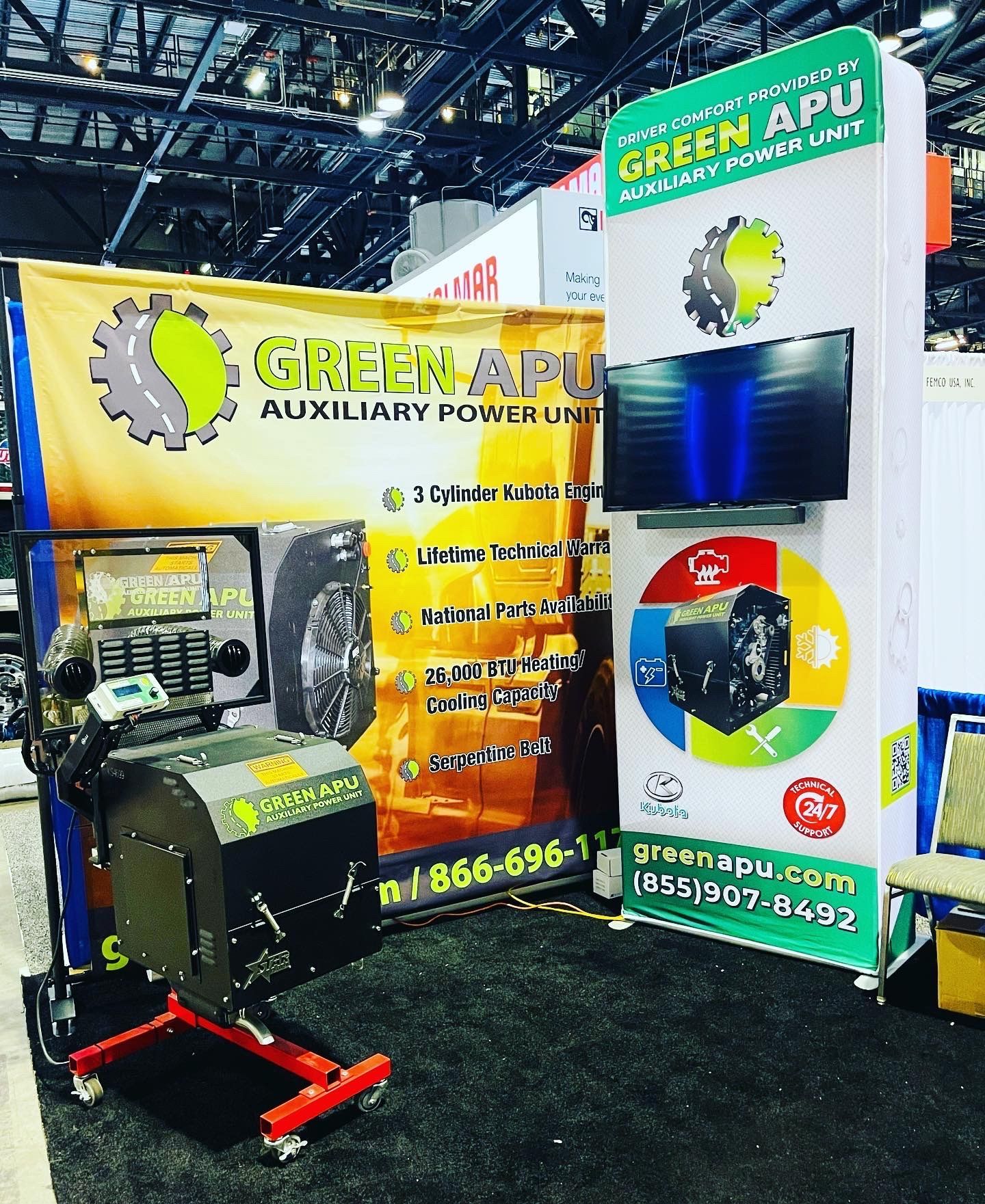 Green APU Booth — Rome, NY — R.B. Humphreys, Inc. Green APU Booth — Rome, NY — R.B. Humphreys, Inc.