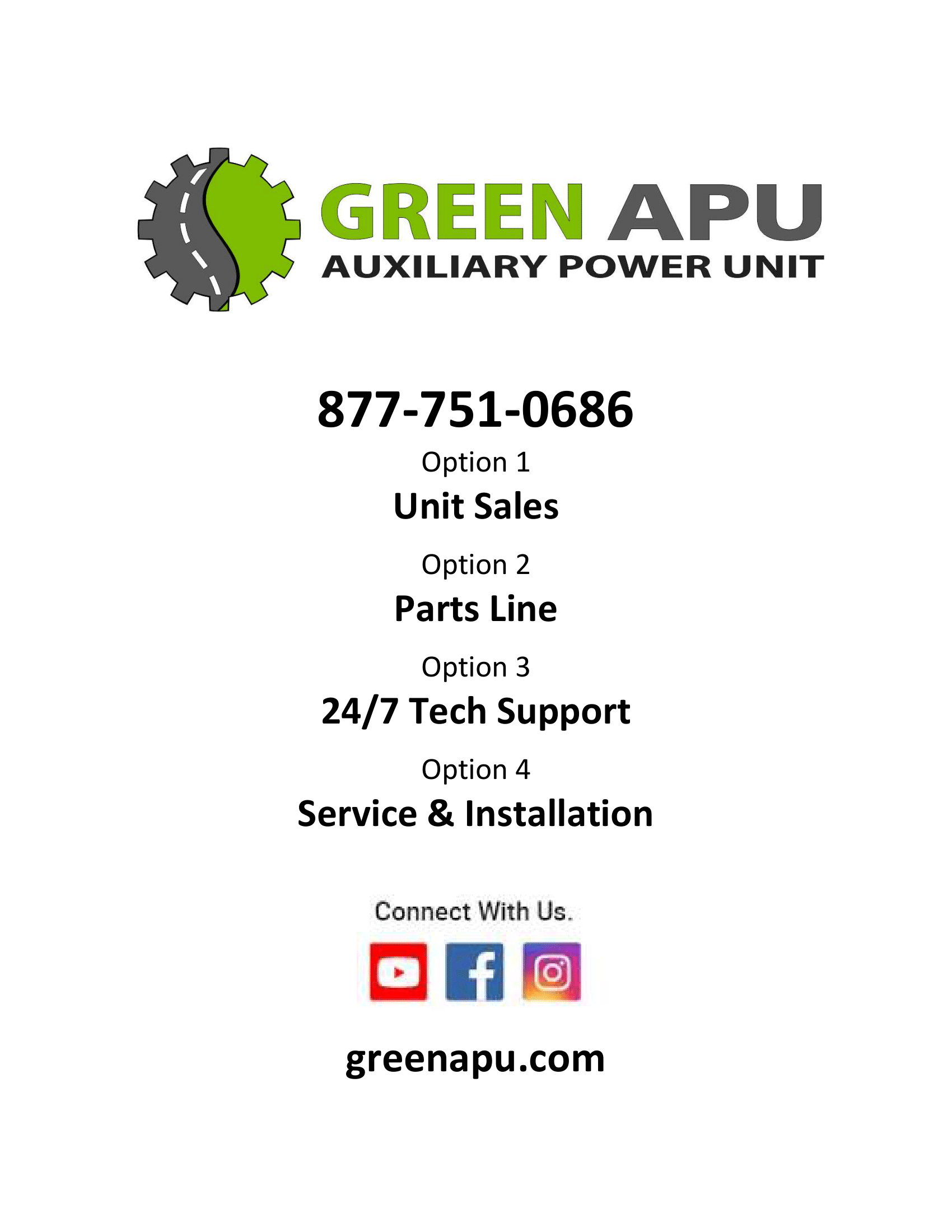 Green APU Auxiliary Power Unit Page Fourteen - Rome, NY - R.B. Humphreys, Inc. Green APU Auxiliary Power Unit Page Fourteen - Rome, NY - R.B. Humphreys, Inc.