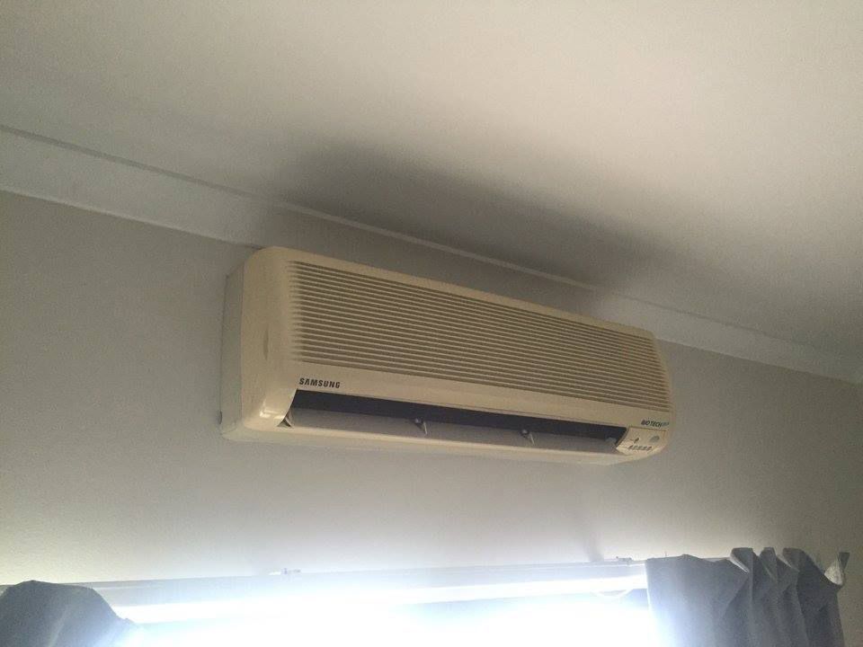 Off-white Wall-mounted Air Conditioner Unit — Active Airconz in Mount Isa, QLD