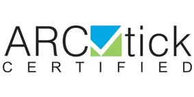 ARC tick certified logo with blue, green, and black text.