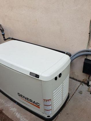 Generator Installed In House