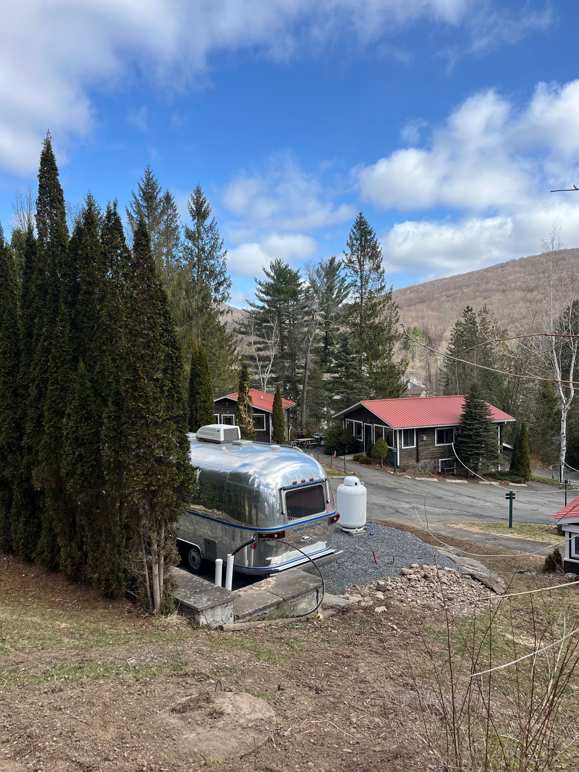 #3 1978 Airstream Trade Wind, at Belleayre Lodge in Pine Hill, NY near the Catskills.