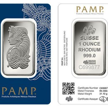 RHODIUM BARS & BULLION