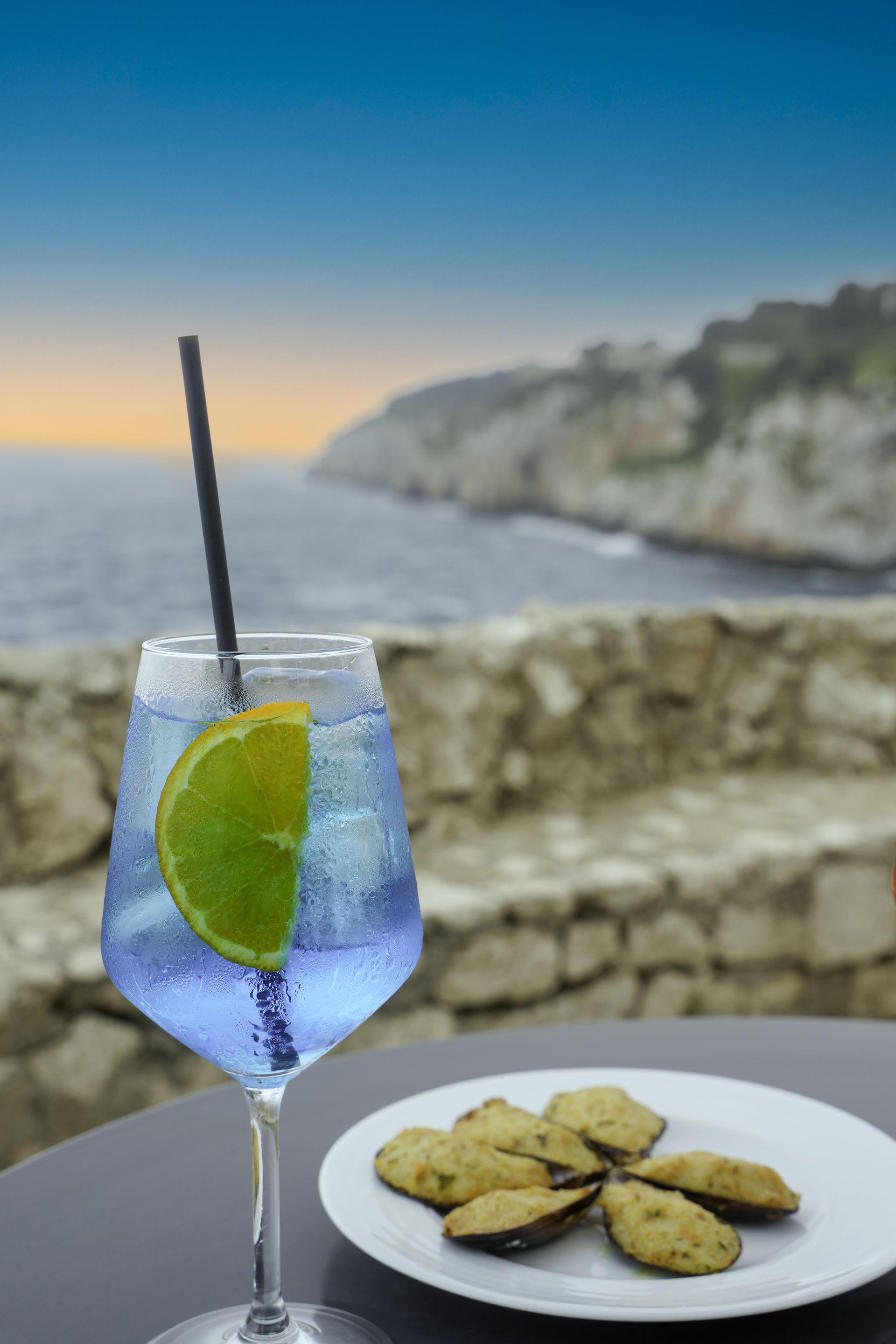 aperitivo vista mare