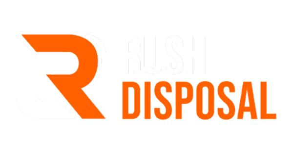 Orange “R” logo with the word “DISPOSAL” in bold letters on a white background