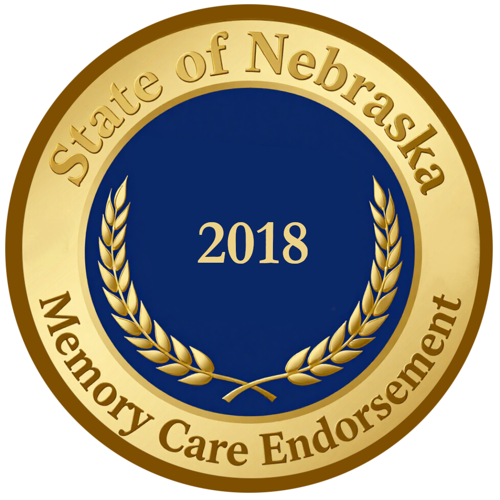 State of Nebraska Memory Care Endorsement seal