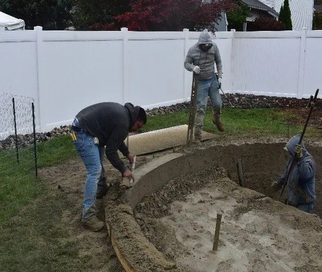 Excavation — Elmer, NJ — Del Val Pools & Spas Excavation — Elmer, NJ — Del Val Pools & Spas
