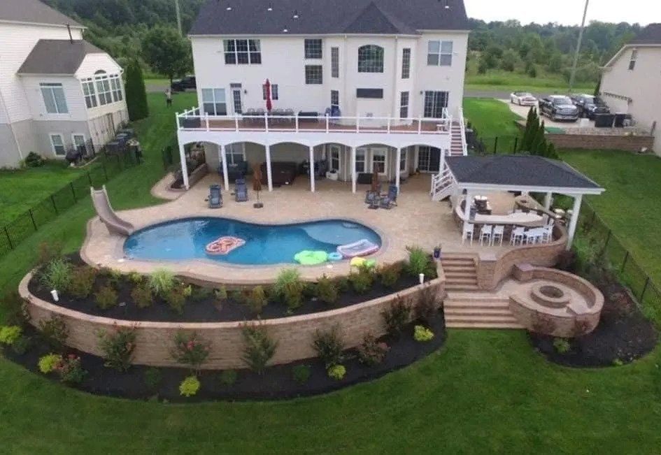 Newly Purchased Home With Pool — Elmer, NJ — Del Val Pools & Spas Newly Purchased Home With Pool — Elmer, NJ — Del Val Pools & Spas