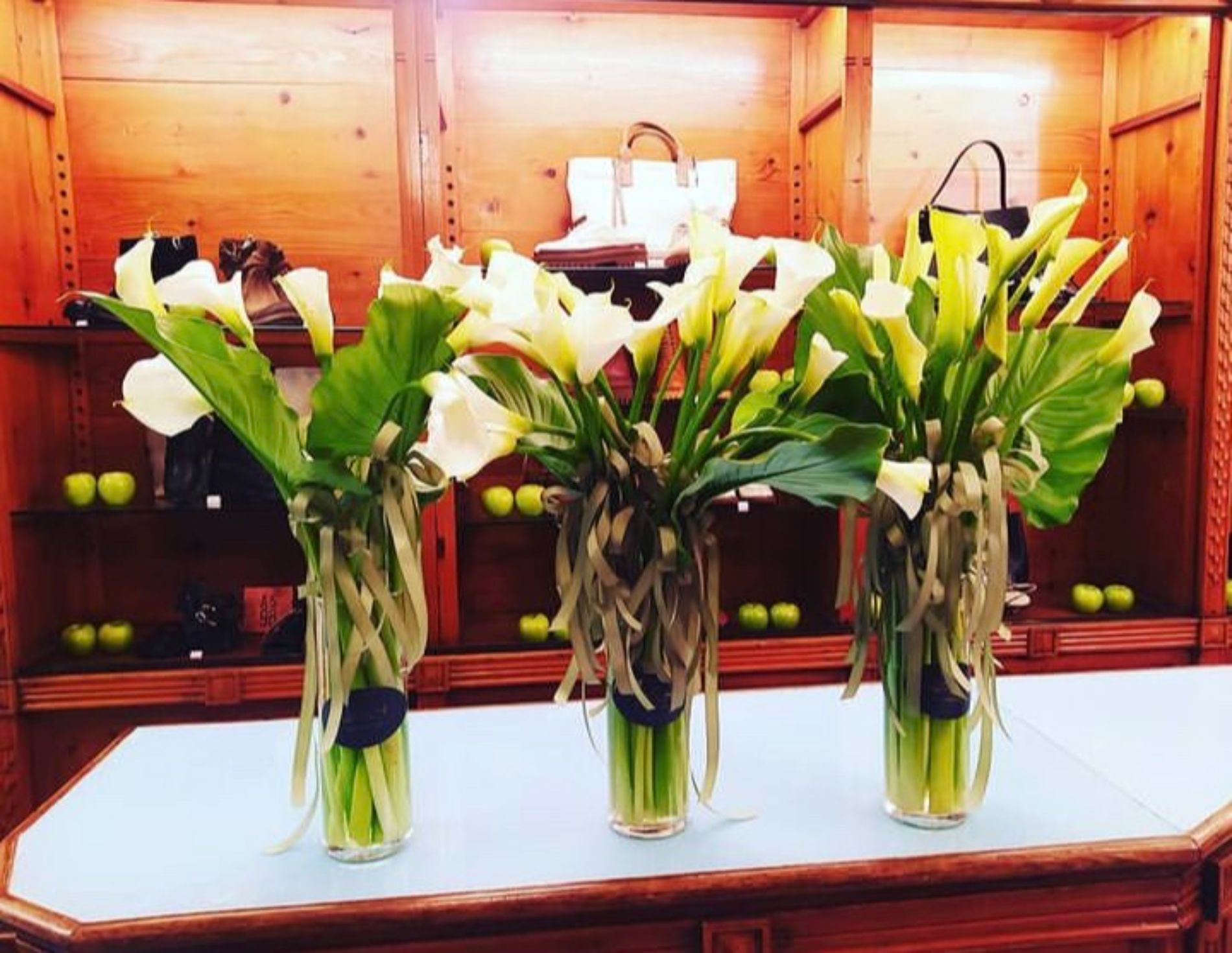 allestimento floreale negozio Fiorista Rischi La Spezia