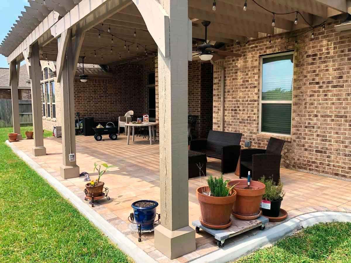 Outdoor Lattice Cover patio