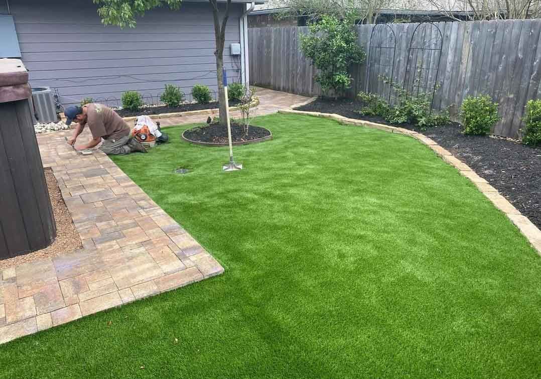 Artificial turf installation