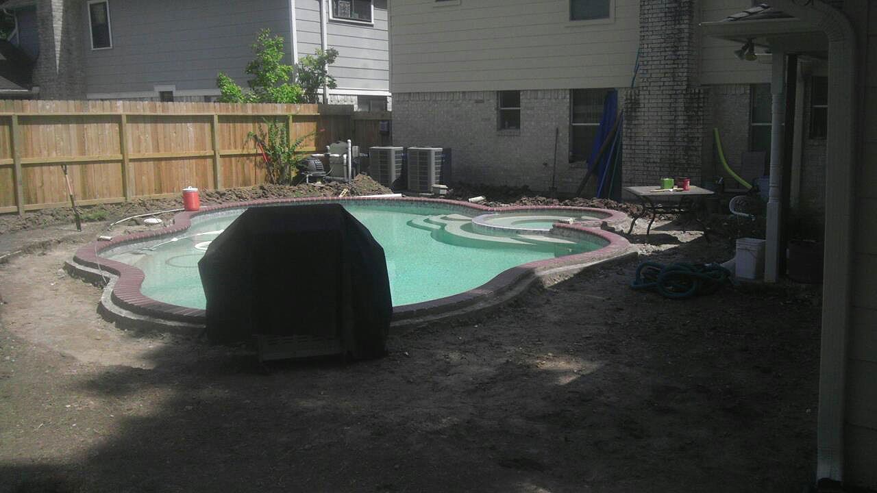Site preparation for pool renovation