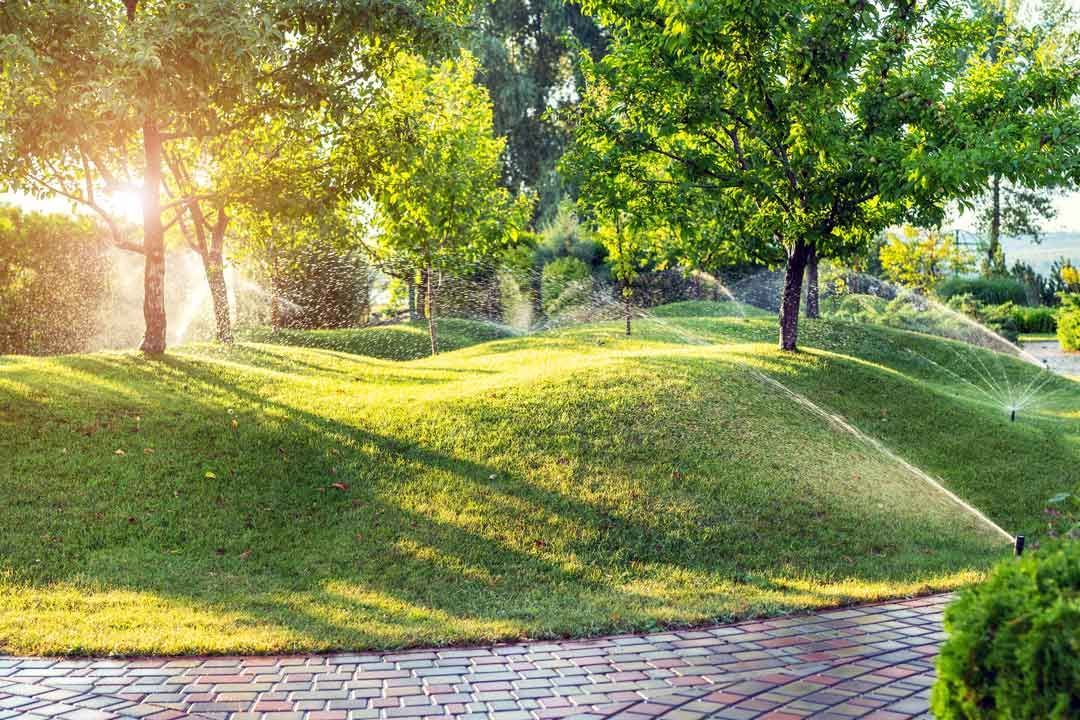 Watering system for gardens and yards