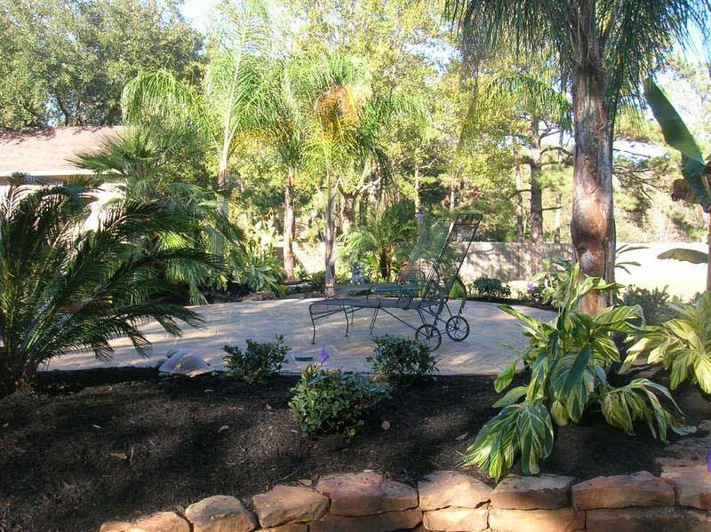 Hardscape patio place relax