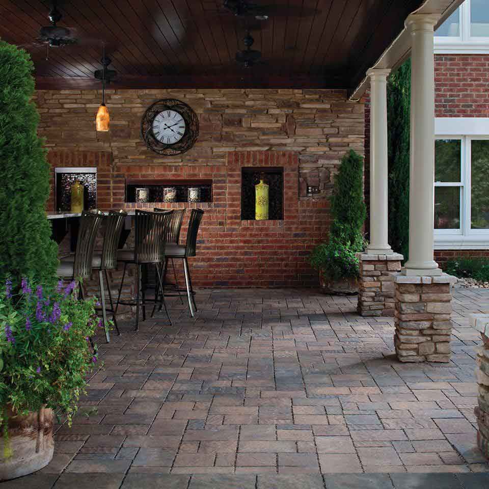Covered patio place relax