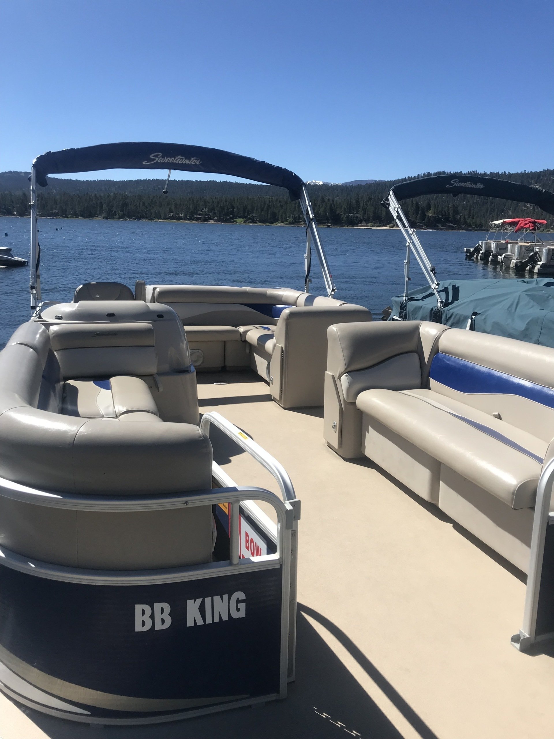 Pontoon Boat Rentals in Big Bear Lake North Shore Landing