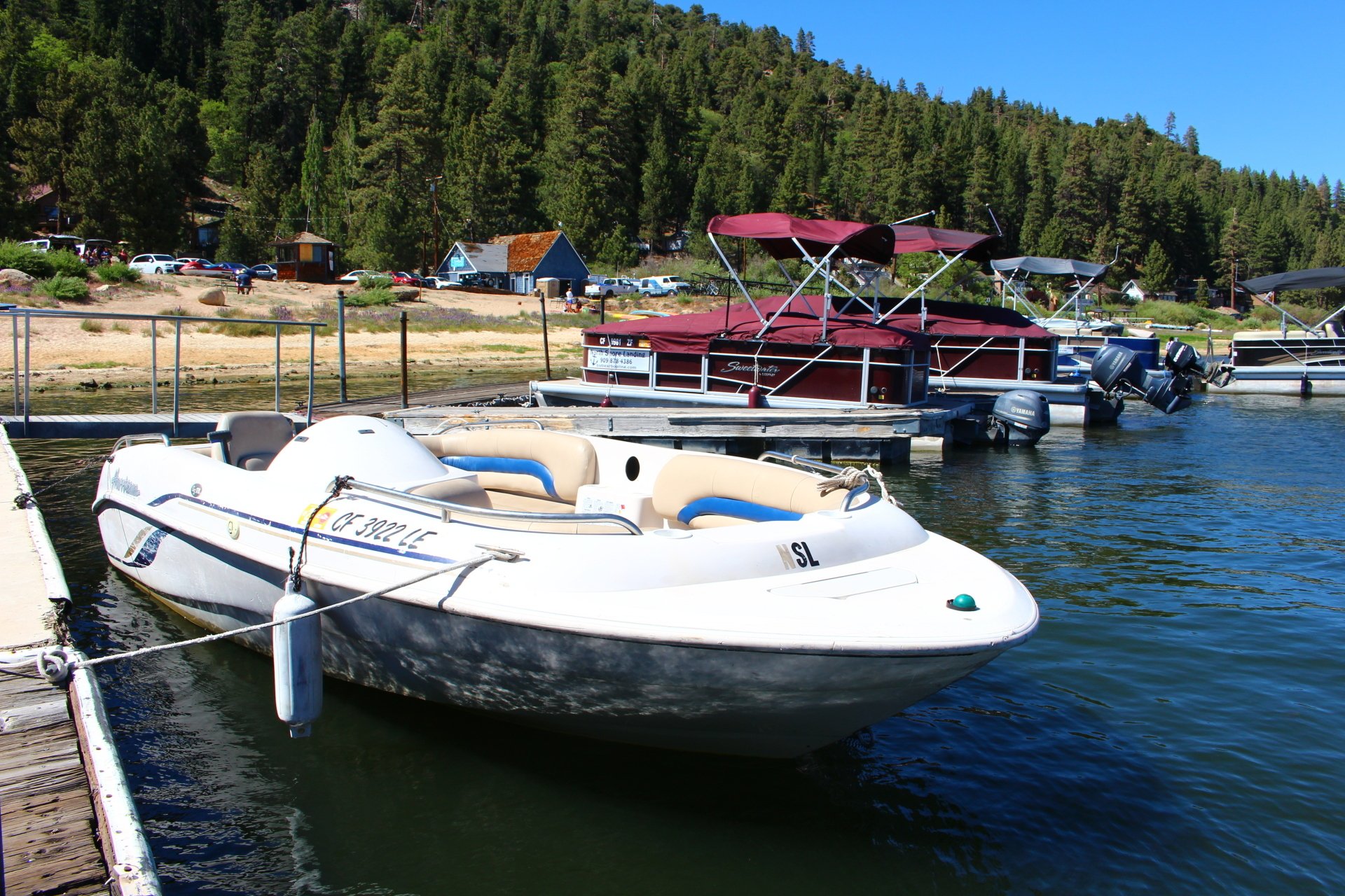 Powerboat Rentals in Big Bear Lake North Shore Landing