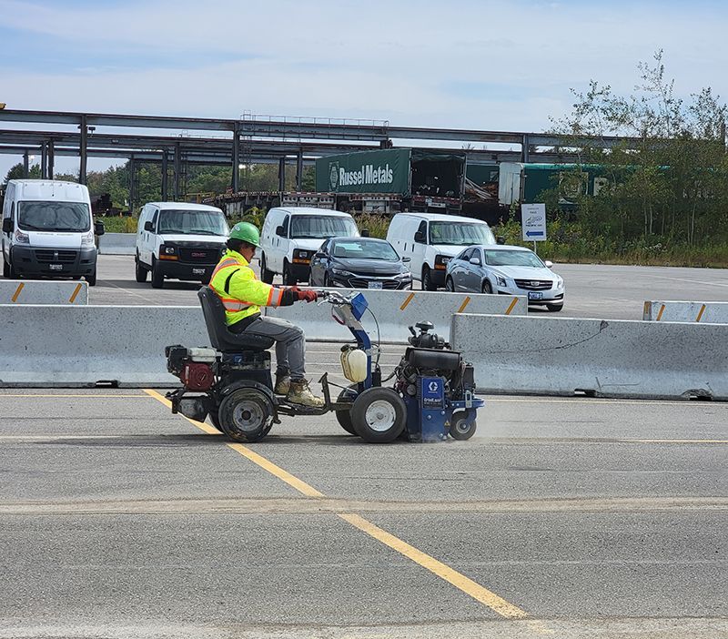 Pavement Marking Removal