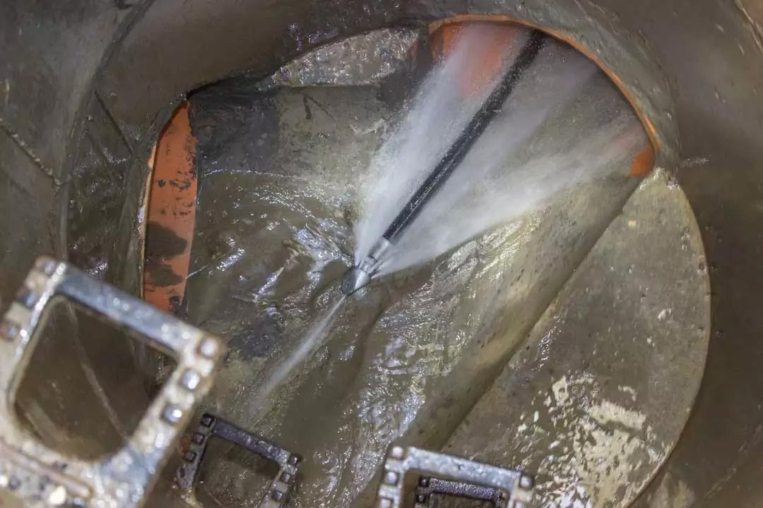 a catch basin in need of repair