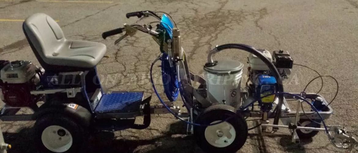 parking lot line painting machine
