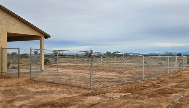 Chain link fence project in Maricopa