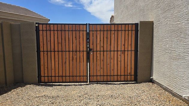 Gate installed for access at a Maricopa property