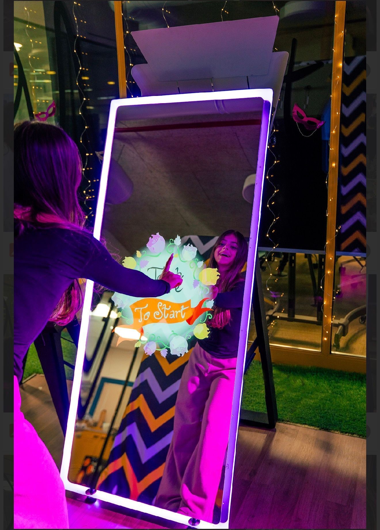 mirror photo booth rental