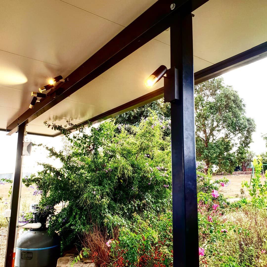New Installed Lights In Patio — Stand Fast Electrical Pty Ltd in Allora, QLD