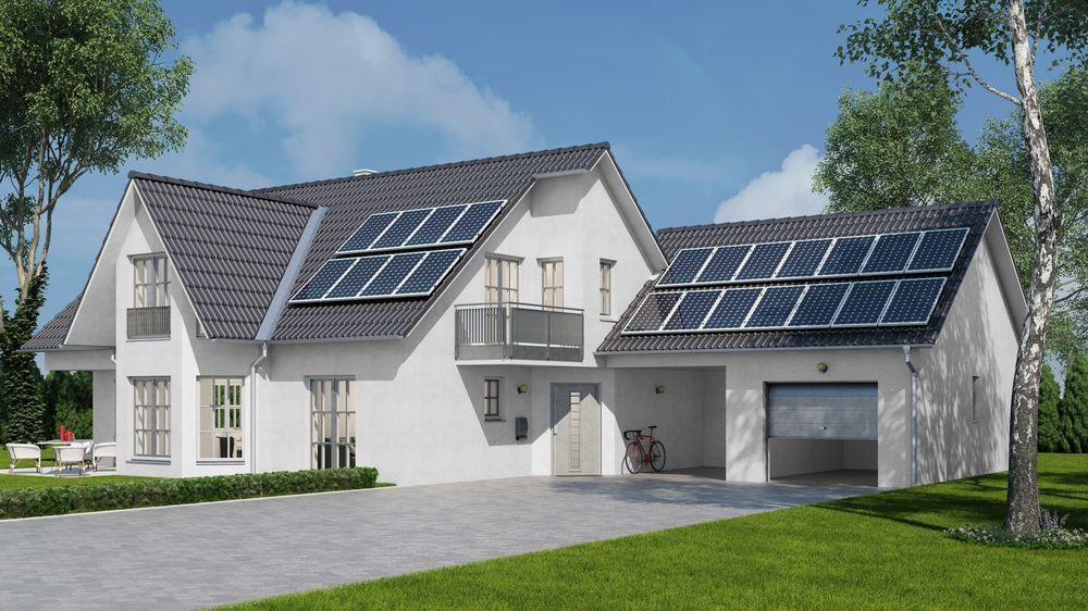 Solar Panels On A House — Stand Fast Electrical Pty Ltd in Warwick, QLD