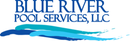The logo for blue river pool services , llc