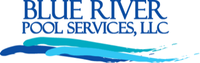 The logo for blue river pool services , llc