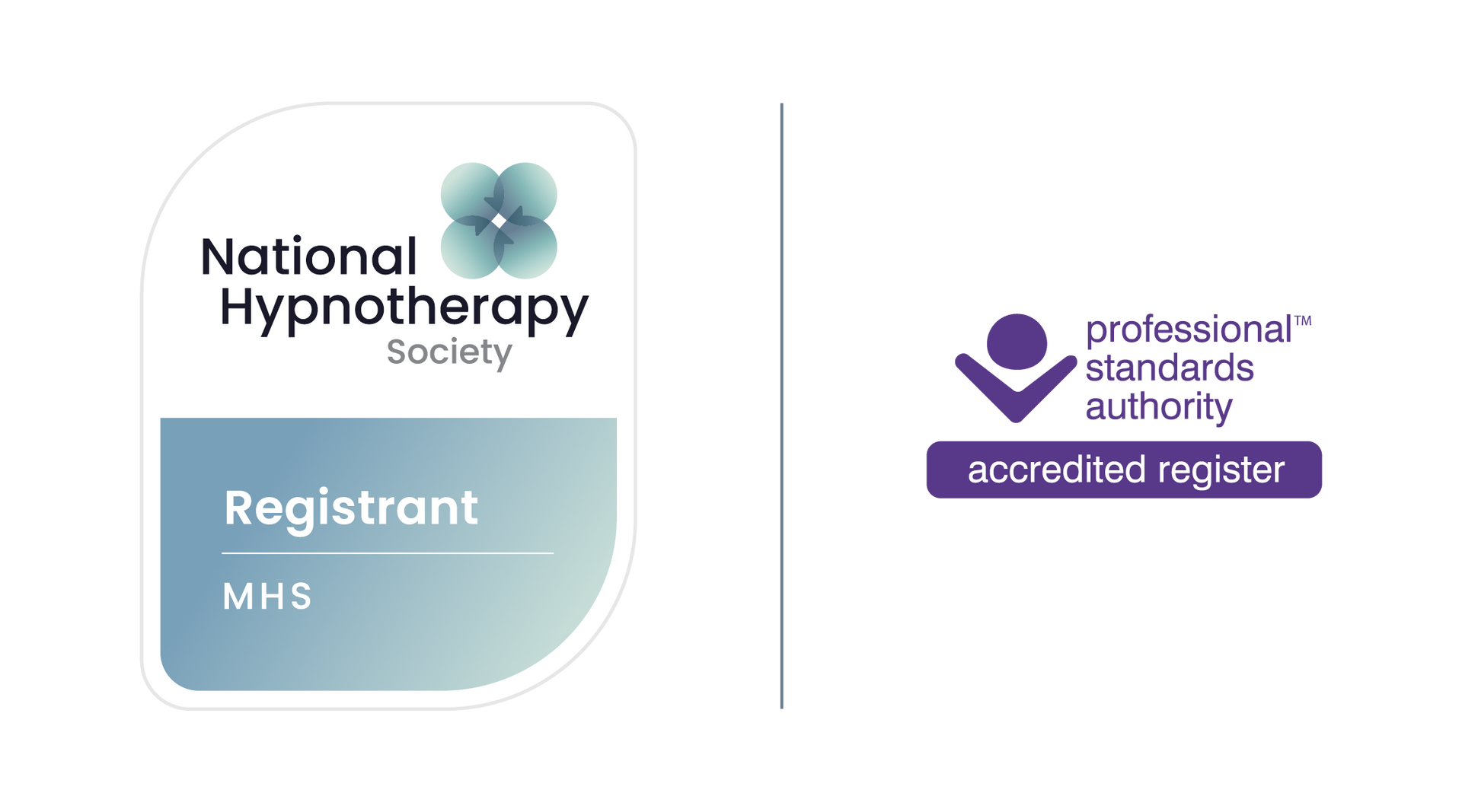 Registrant Member MHS Registrant Member of National Hypnotherapy Society