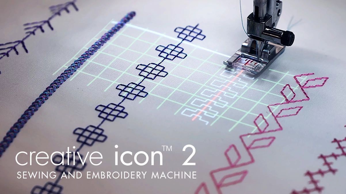 A creative icon 2 sewing and embroidery machine