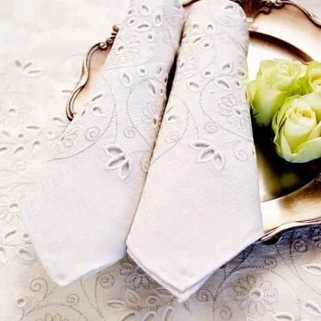Two White Napkins