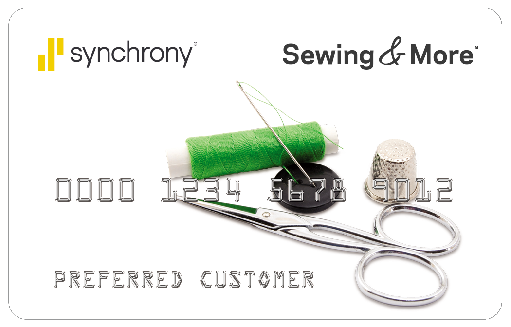 A synchrony sewing and more preferred customer card