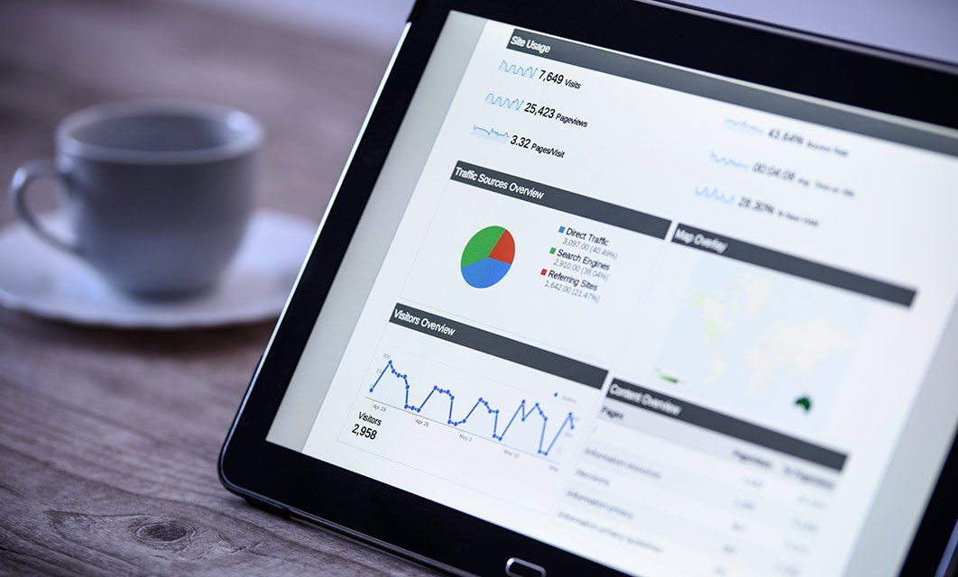 Google Anzeigen Ads Statistiken Tablet