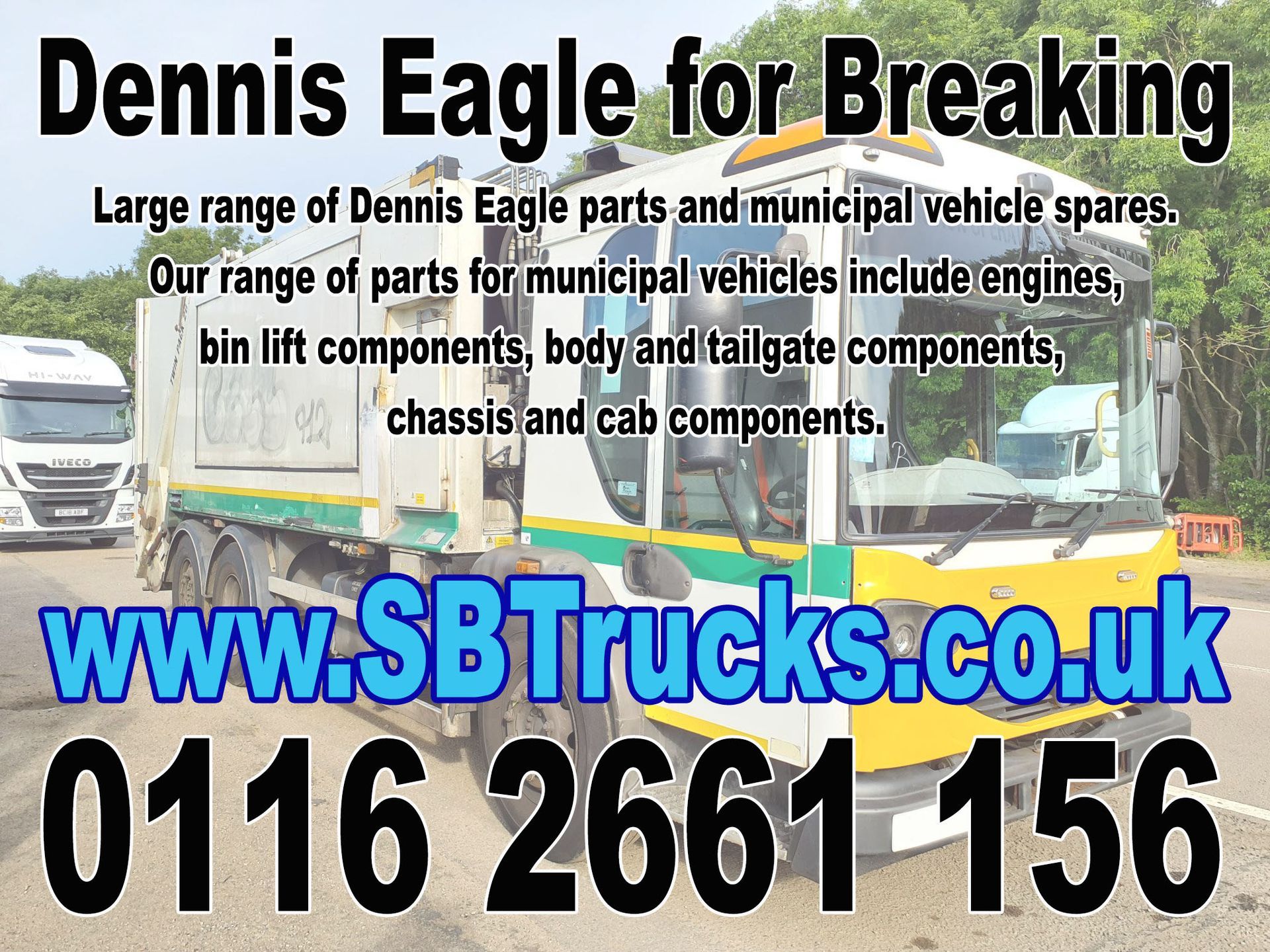 Dennis Eagle Truck Parts For Breaking Municipal Vehicle Breakers