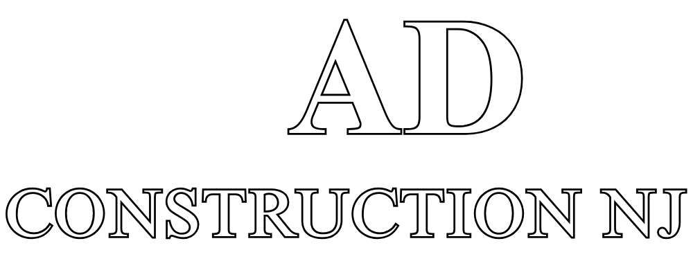 AD Construction NJ logo in outlined text.