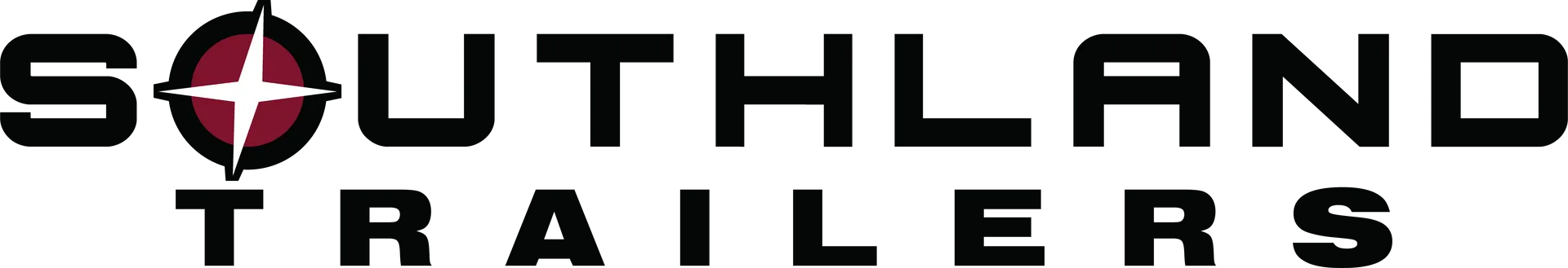 Southland Trailers logo in black, white, and red with a compass-style icon.