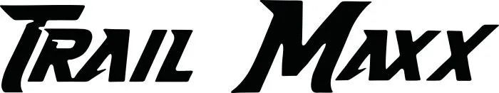 Trail Maxx logo in bold black stylized text on a white background