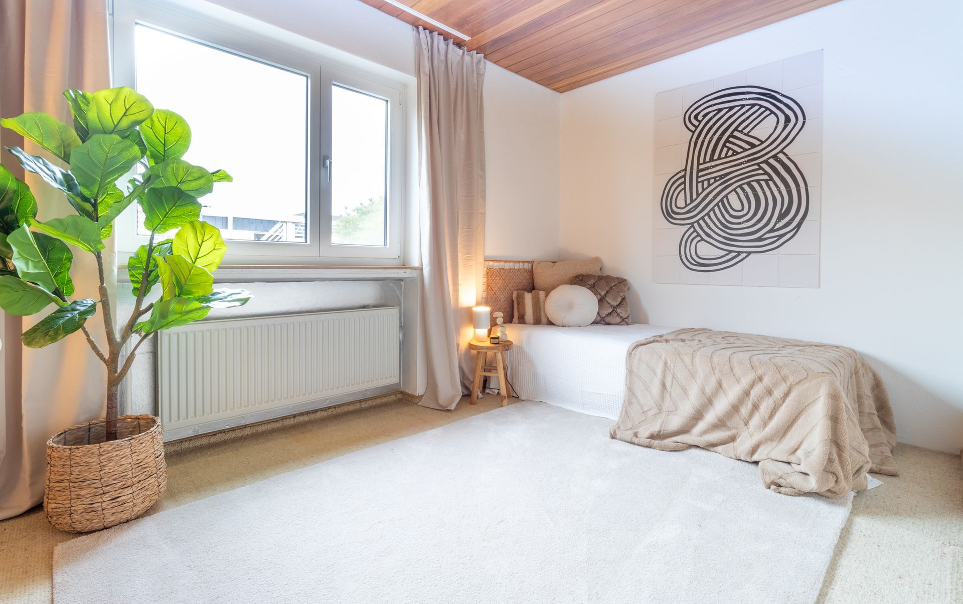 Flexibel nutzbarer Raum als Gästezimmer oder Homeoffice