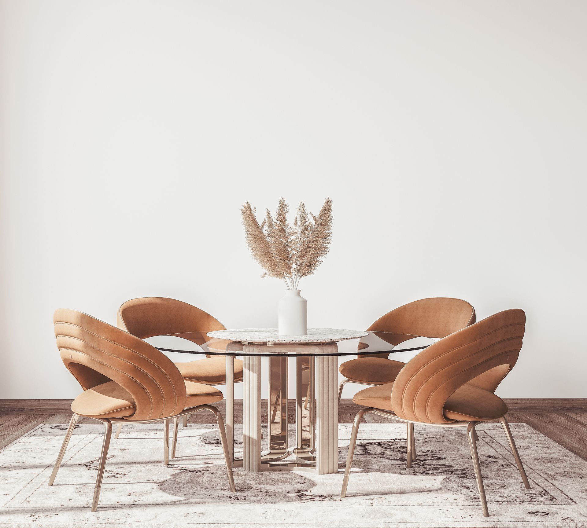 Stock photo of a chic living room
