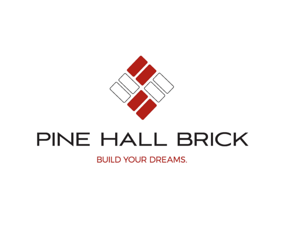 A logo for pine hall brick build your dreams