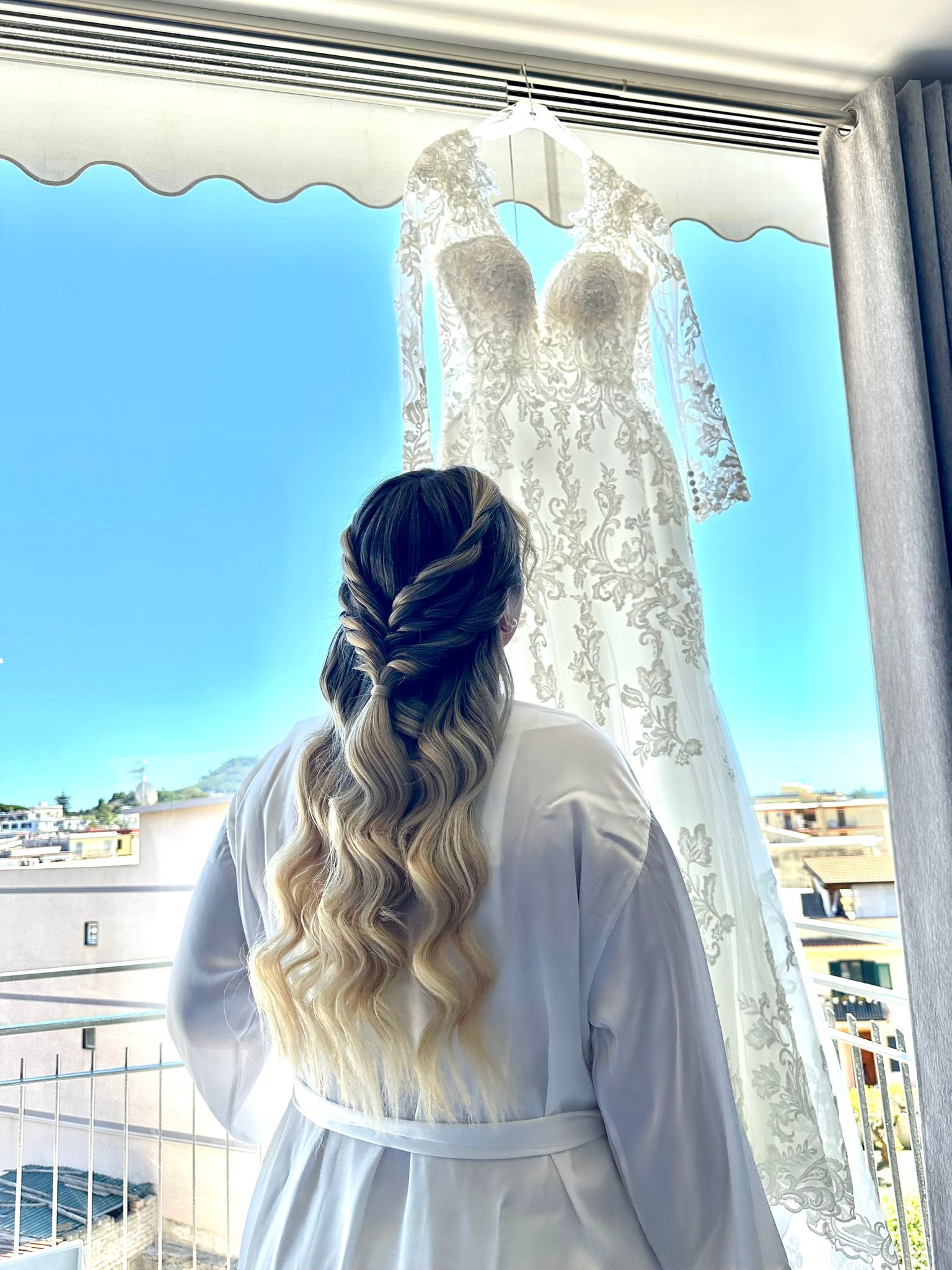 acconciatura capelli lunghi sposa